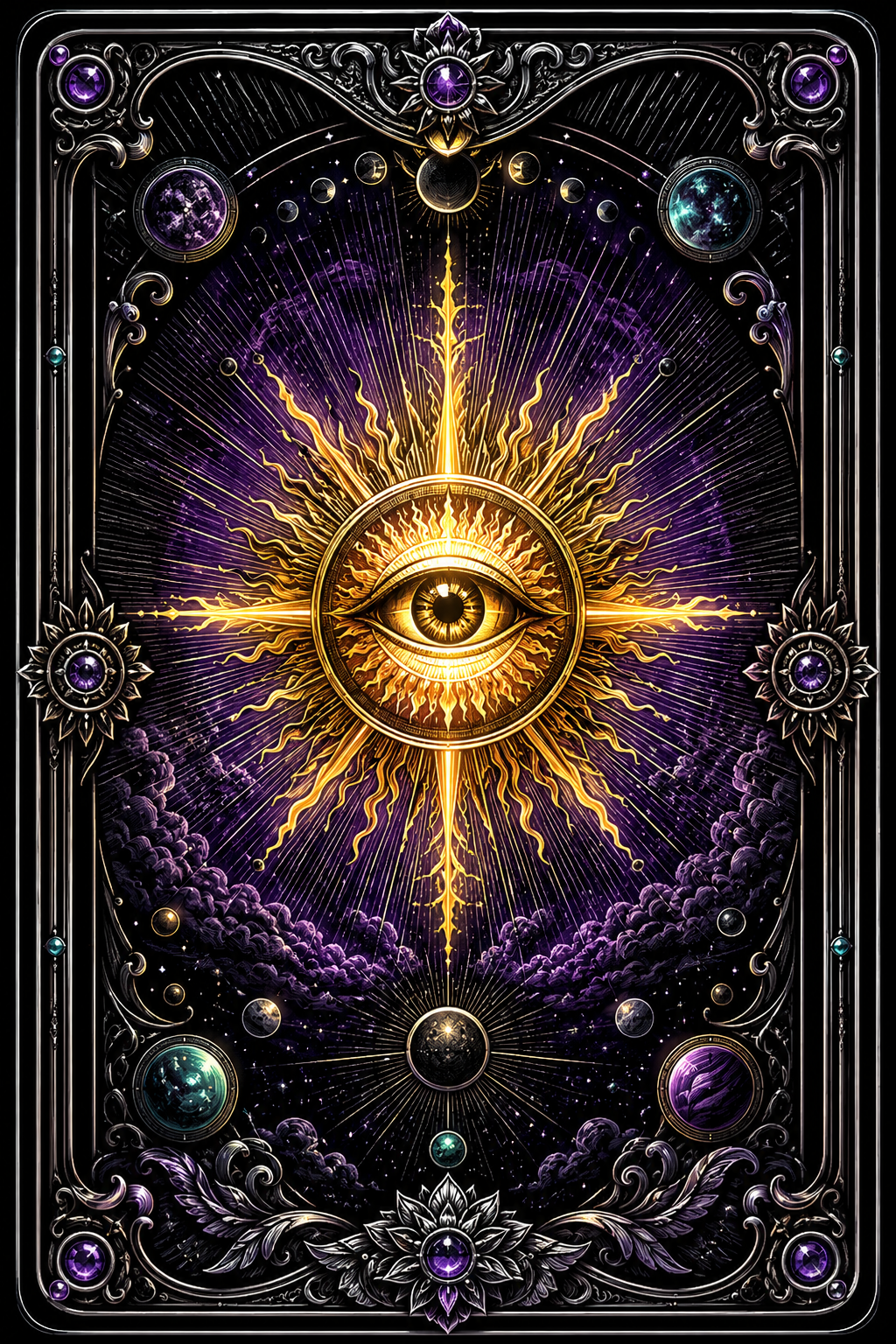 The Sun tarot card
